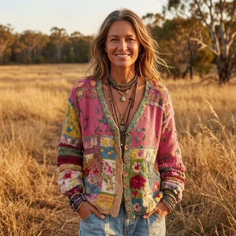 Tamsin | Kardigan Patchwork Boho