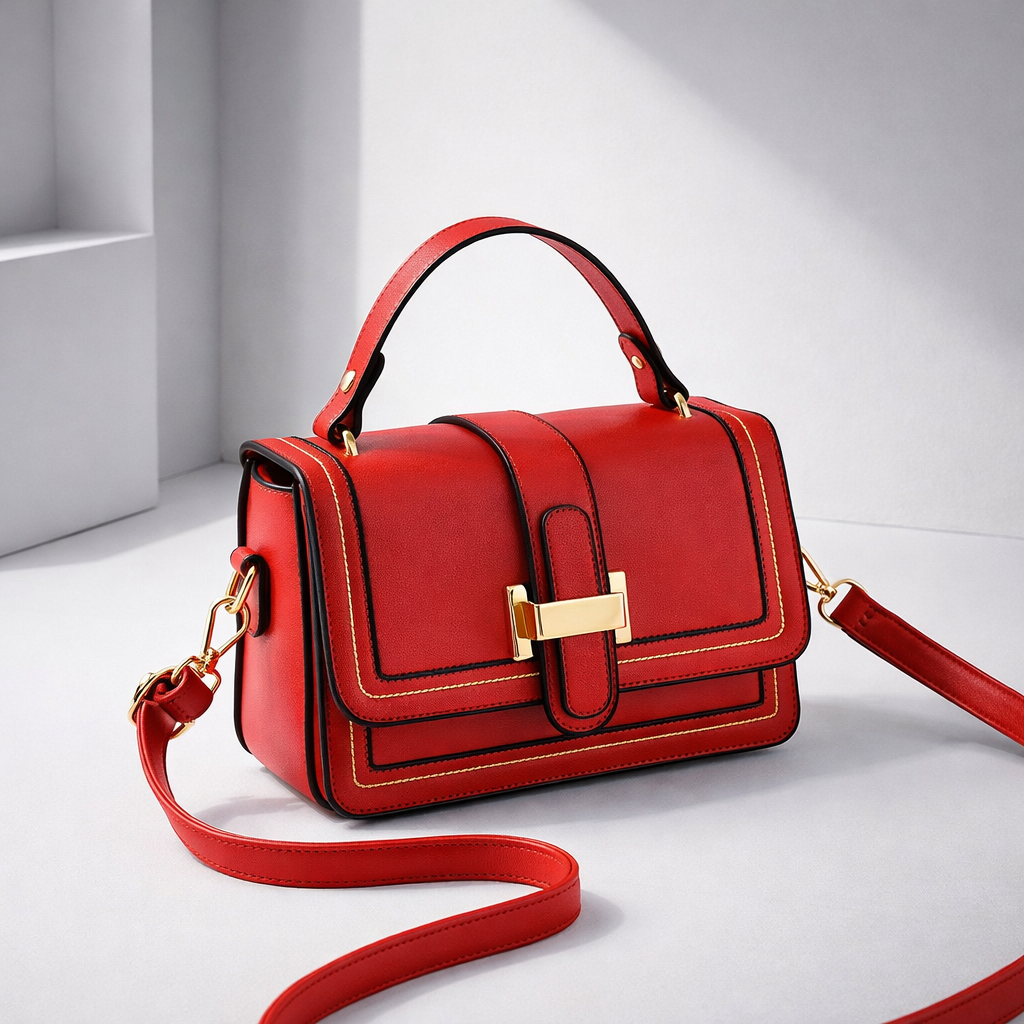 Luna Paris - Elegancka skórzana torebka