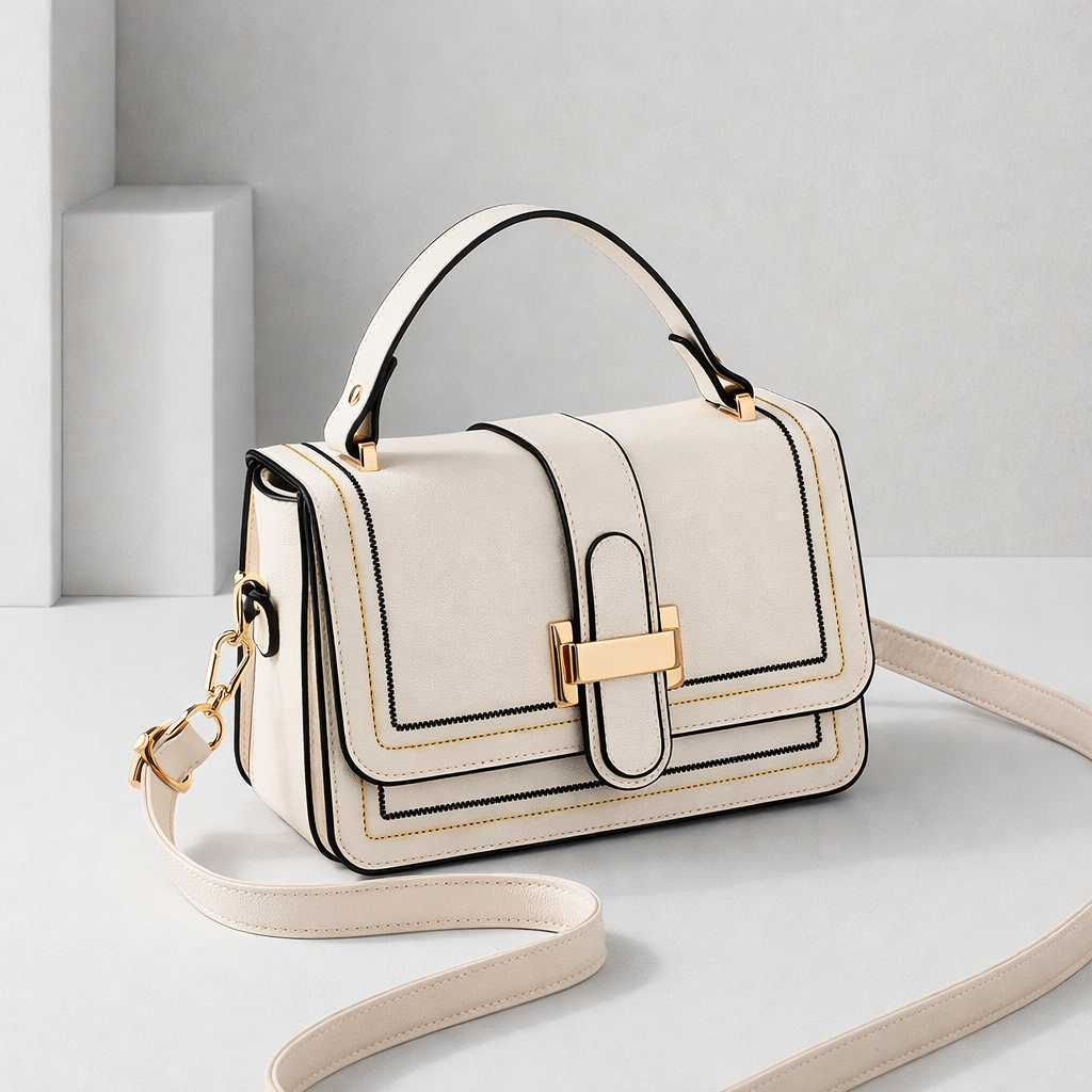Luna Paris - Elegancka skórzana torebka