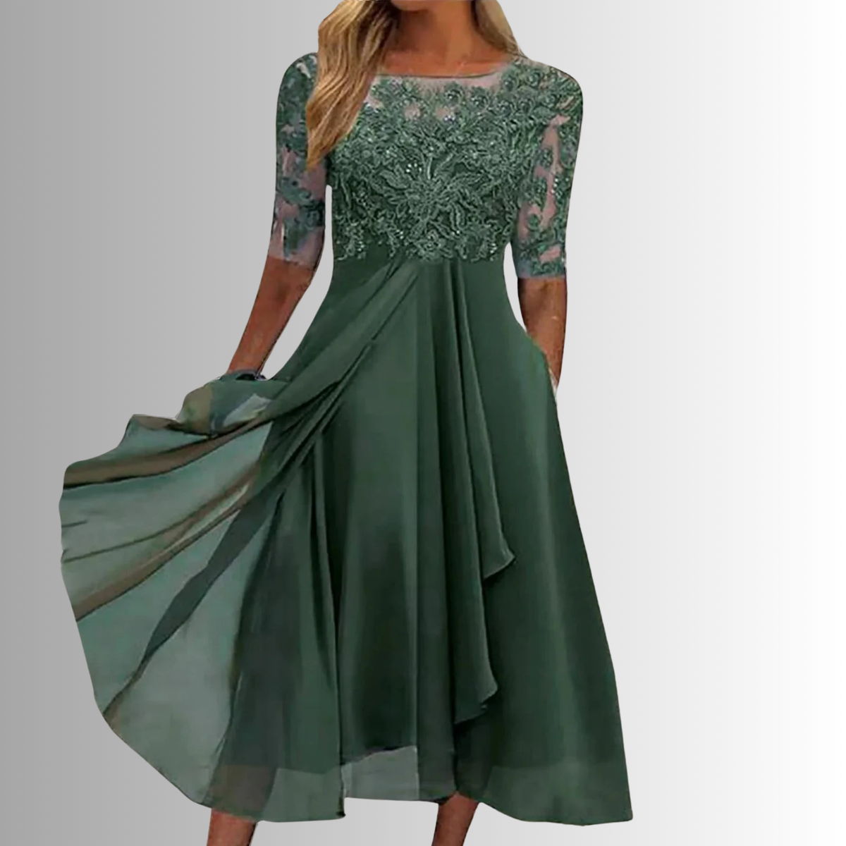 Rosalie | Elegancka Sukienka Koronkowa