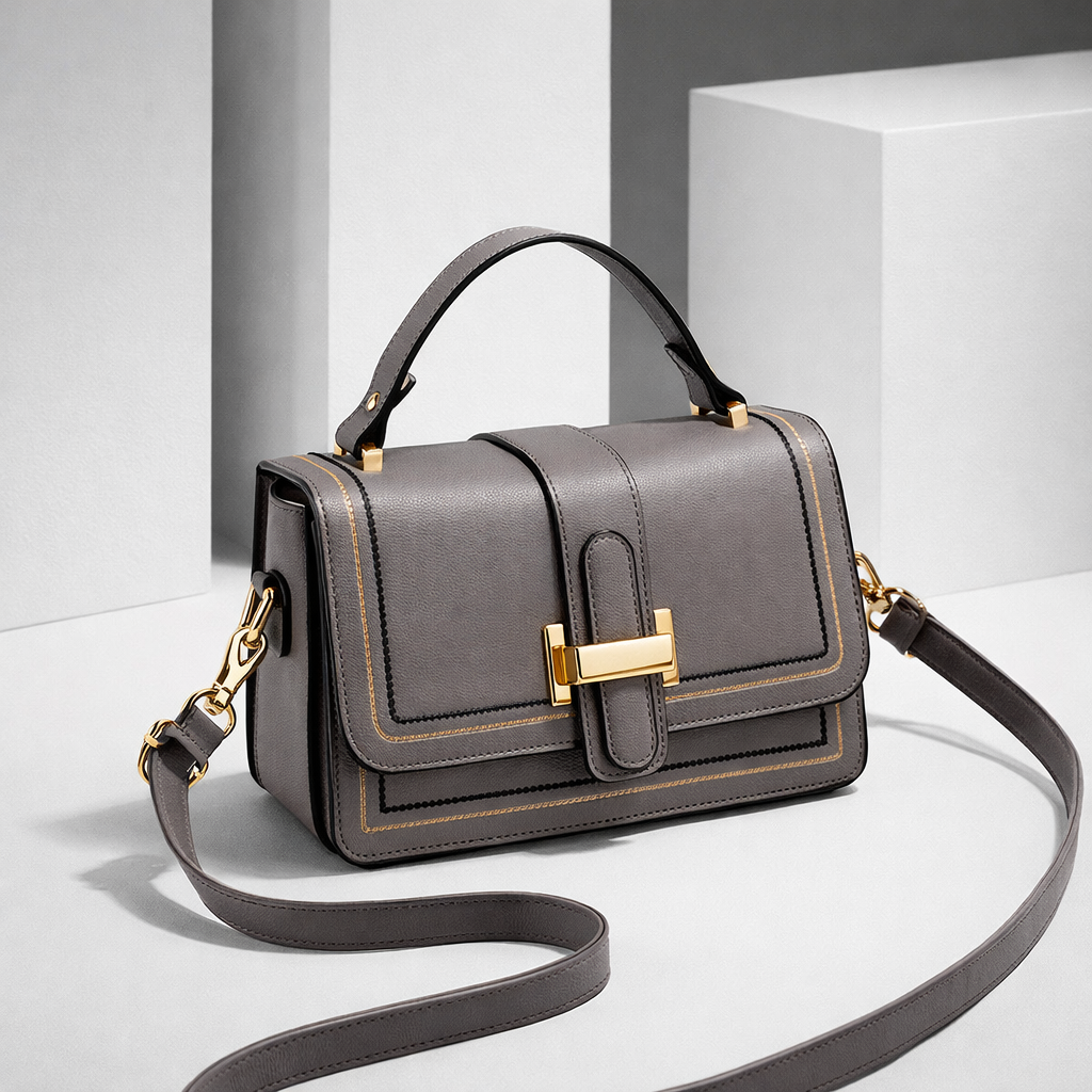 Luna Paris - Elegancka skórzana torebka