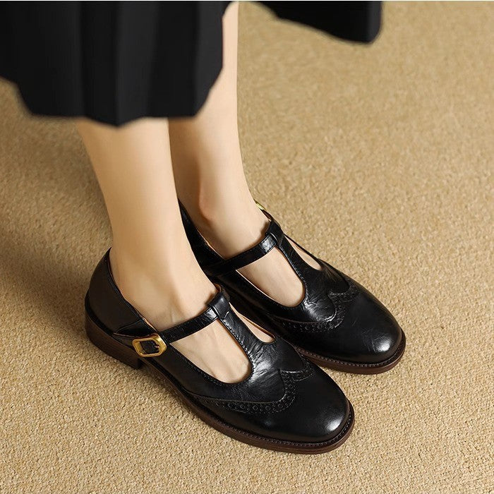 Vintage T-Bar Comfort Buty Mary Jane