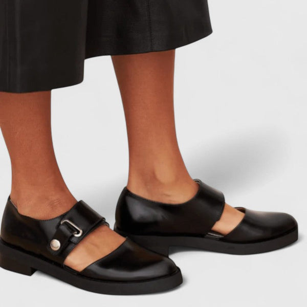 Ortopedyczne skórzane buty Mary Jane