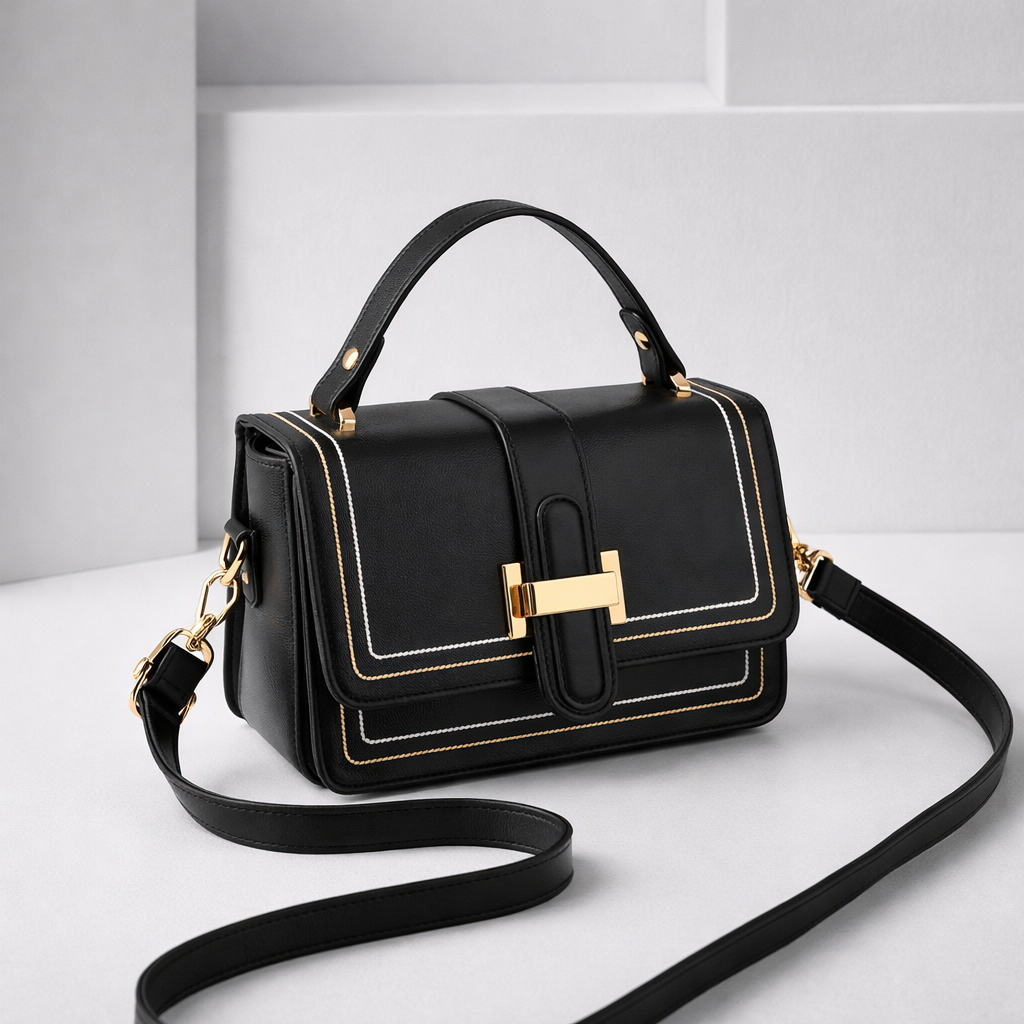 Luna Paris - Elegancka skórzana torebka