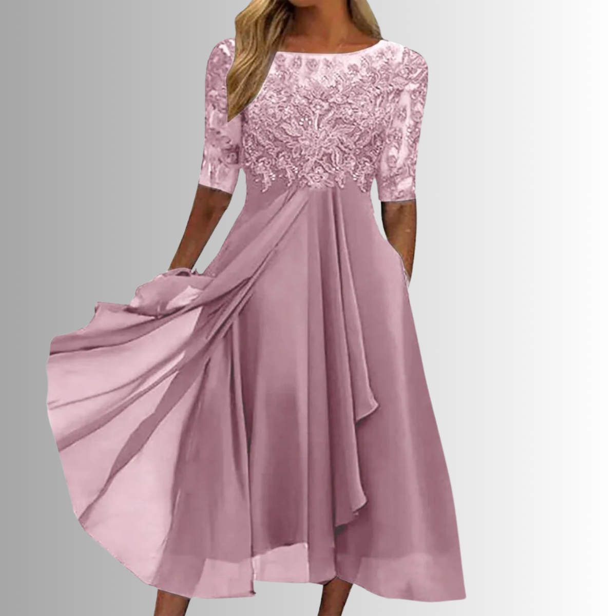 Rosalie | Elegancka Sukienka Koronkowa