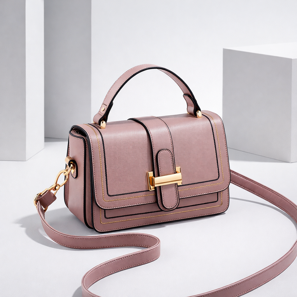 Luna Paris - Elegancka skórzana torebka