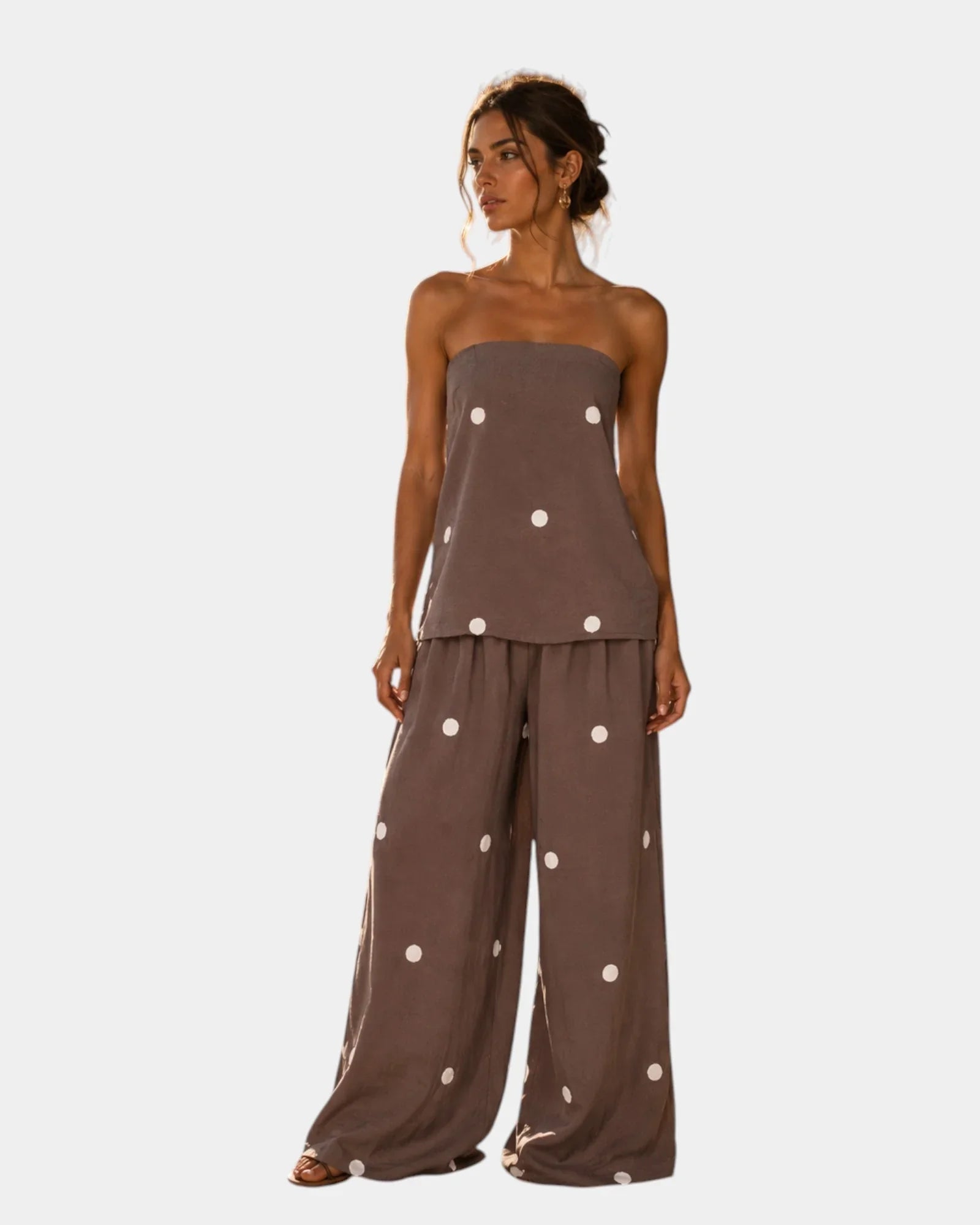 Djamila | Mediterranean ensemble w kropki