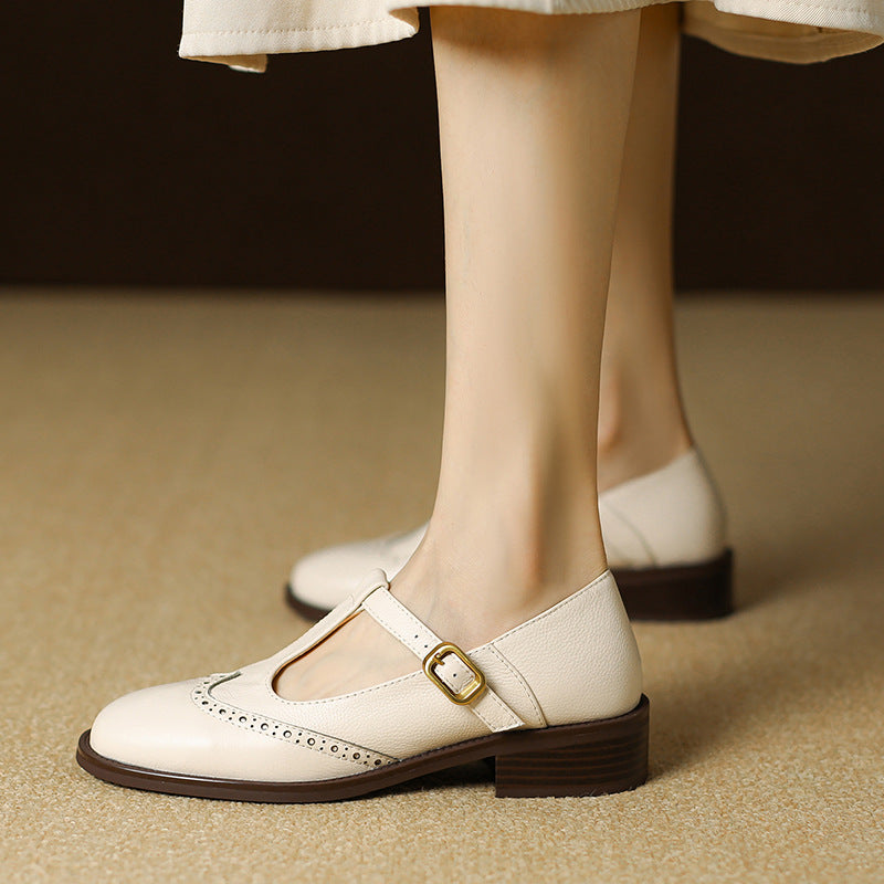 Vintage T-Bar Comfort Buty Mary Jane