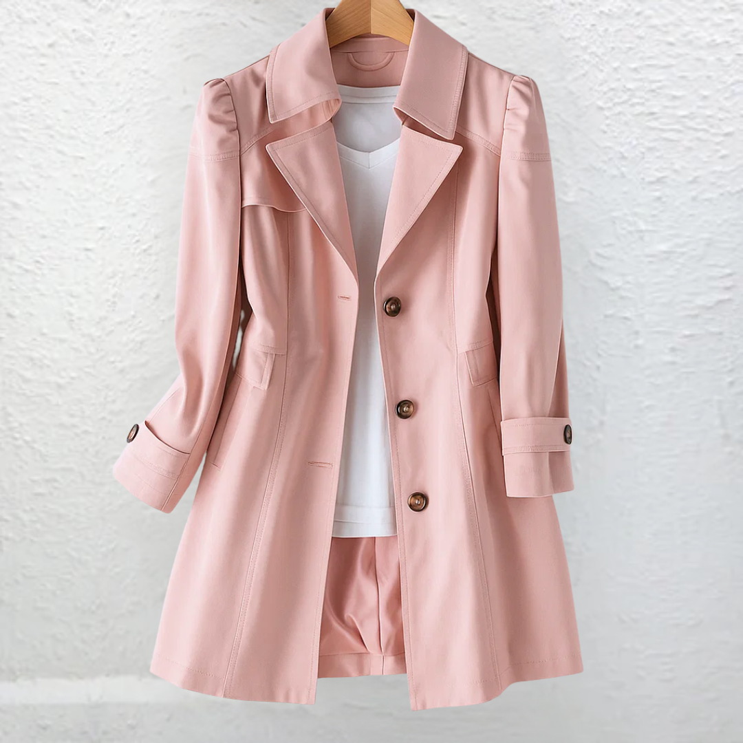 Jasia | Elegancki płaszcz letni w stylu vintage