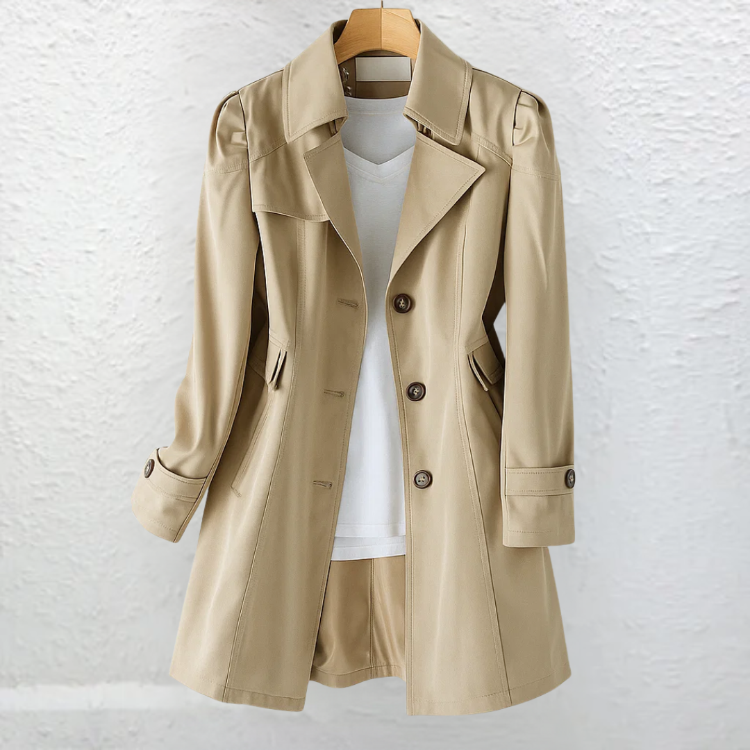 Jasia | Elegancki płaszcz letni w stylu vintage