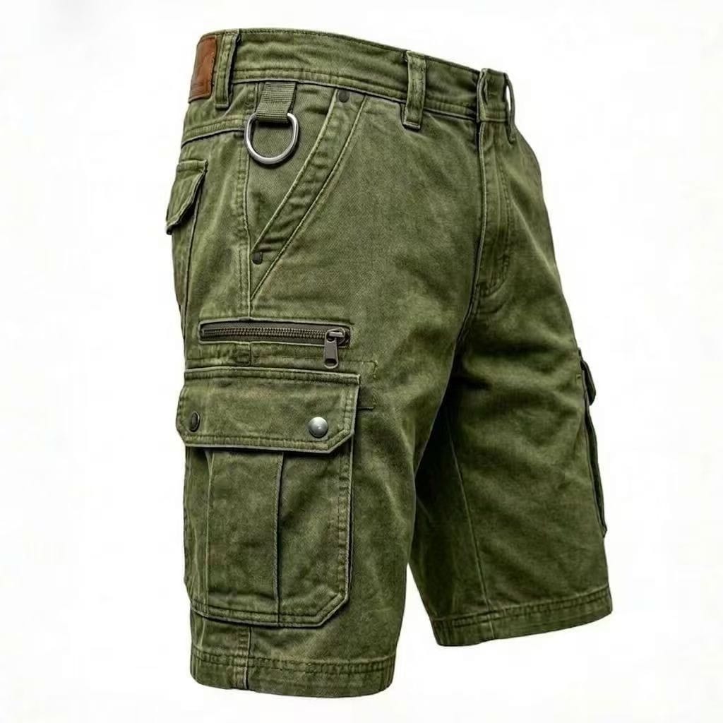 Mads™ | Funkcjonalne szorty cargo z denimu